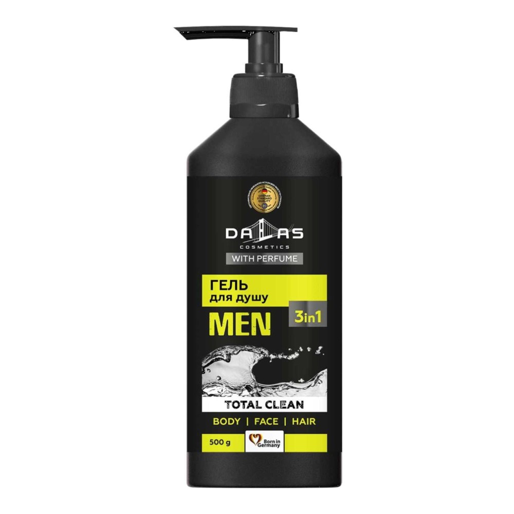 409754 DALAS ŻEL POD PRYSZNIC 500G MEN 3W1 TOTAL CLEAN 4260637722652