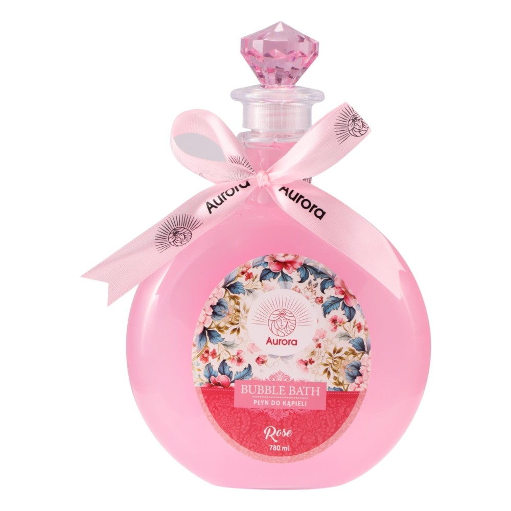 407742 AURORA PŁYN DO KĄPIELI 780ML ROSE 5060411616448