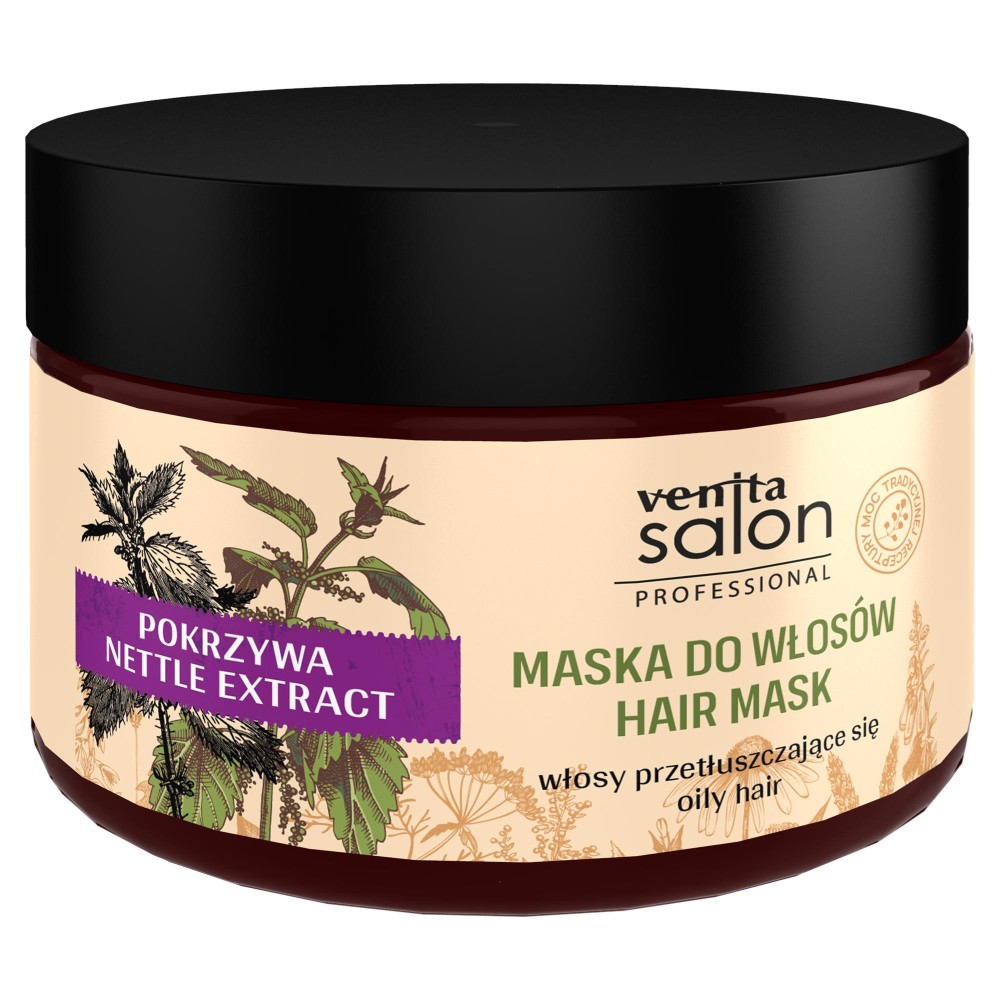 VENITA SALON MASKA DO WŁOSÓW 500ML POKRZYWA 5902101521932
