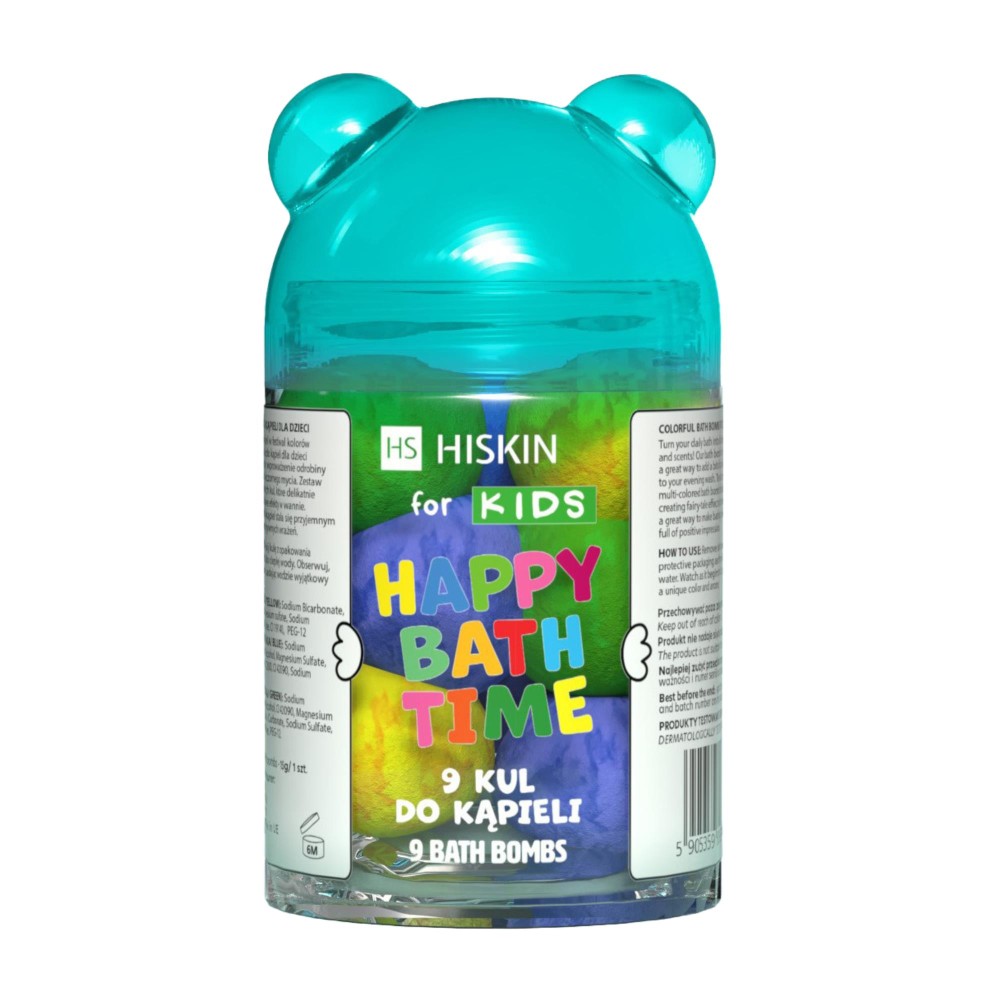410022 HISKIN KIDS TUBA MIŚ 9X KULA DO KĄPIELI 5905359809333