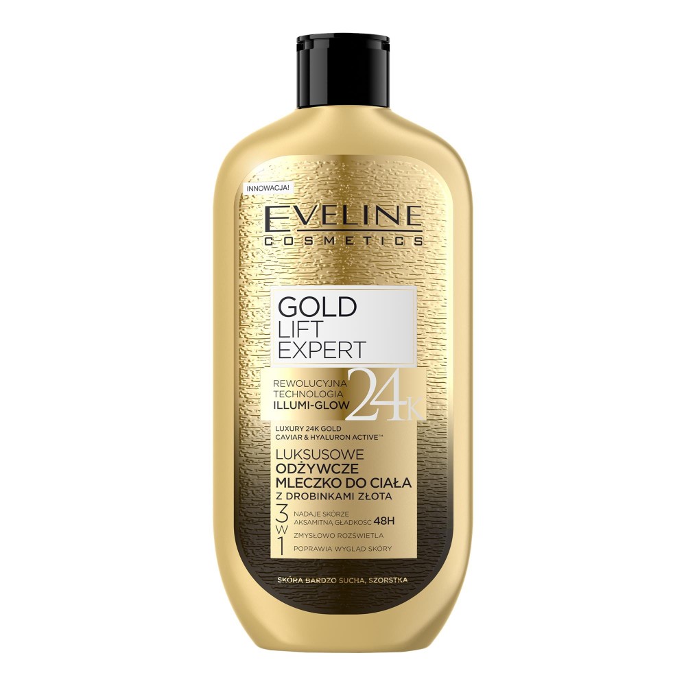 220857 EVELINE LUXURY EXPERT MLECZKO DO CIAŁA 350ML 24K GOLD 5901761961331