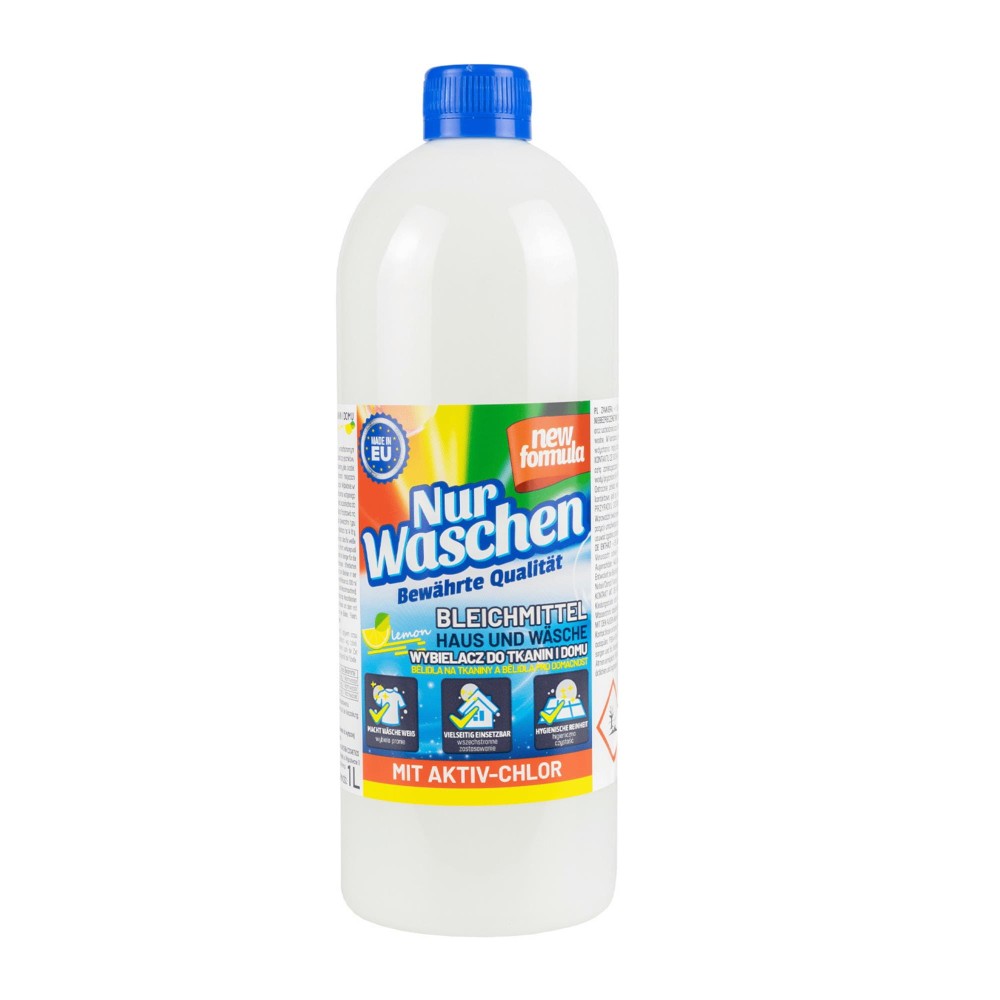 412357 NUR WASCHEN WYBIELACZ W PŁYNIE 1L LEMON 5906670730580