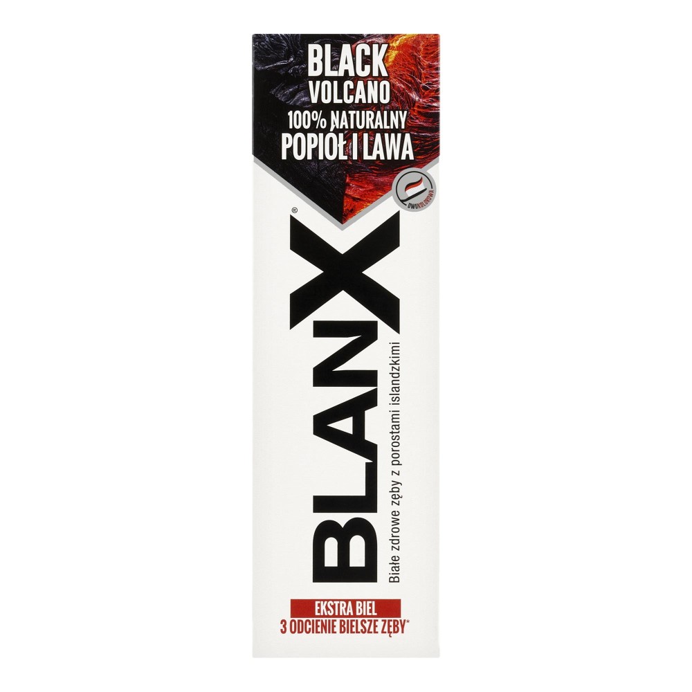 413854 BLANX PASTA DO ZĘBÓW 75ML BLACK VOLCANO 8017331089675
