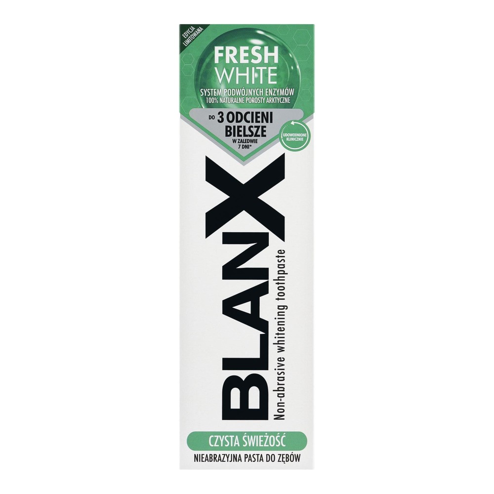 413855 BLANX PASTA DO ZĘBÓW 75ML FRESH WHITE 8017331087442