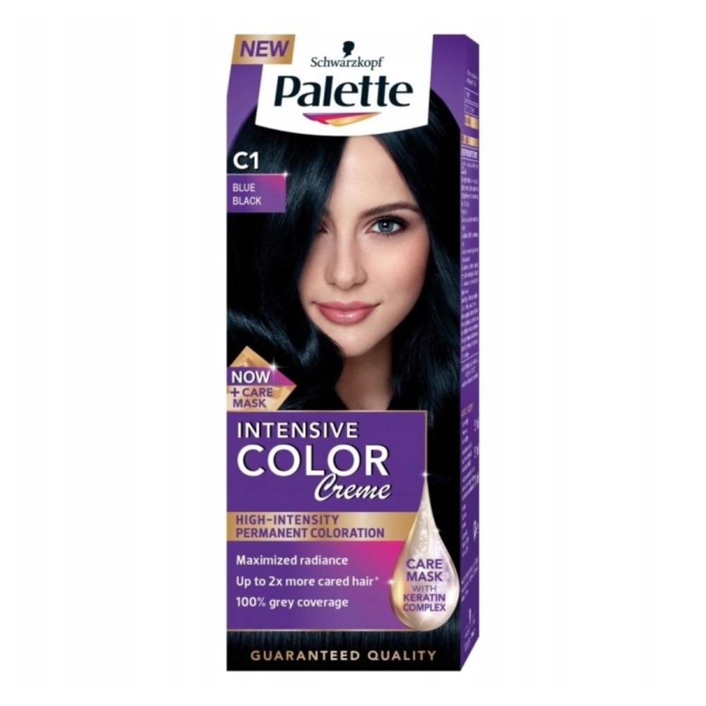 114194 PALETTE ICC INTENSIVE COLOR CREME FARBA KOLORYZUJĄCA  1-1   GRANATOWA CZERŃ 3838824159171