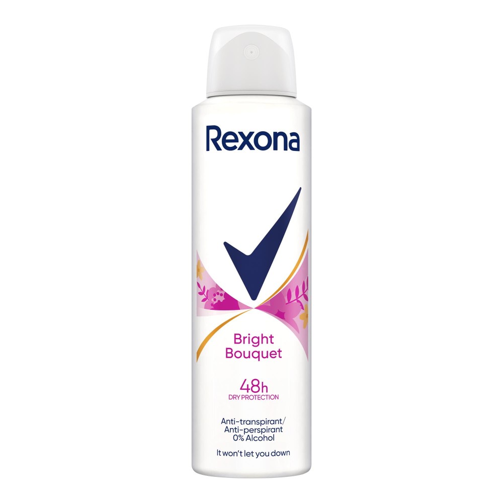 192194 REXONA DEZODORANT WOMEN SPRAY 150ML BRIGHT BOUQUET 8712561845069