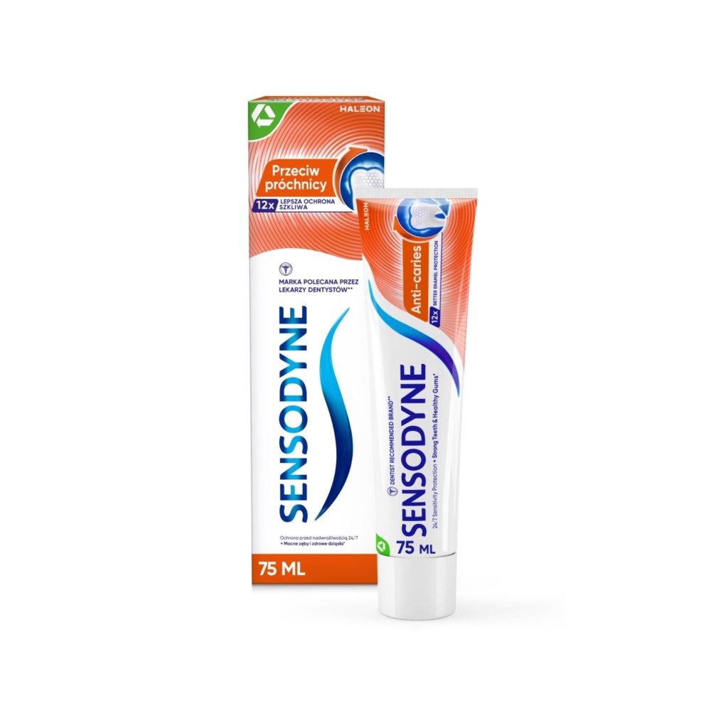 416141 SENSODYNE PASTA DO ZĘBÓW 75ML ANTI CARIES PRZECIW PRÓCHNICY 5054563262325