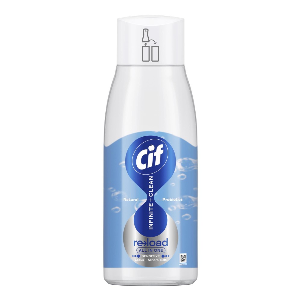 413047 CIF INFINITE SPRAY DO CZYSZCZENIA ZAPAS 590ML SENSITIVE  LOTUS MINERAL SALT 8721201911156