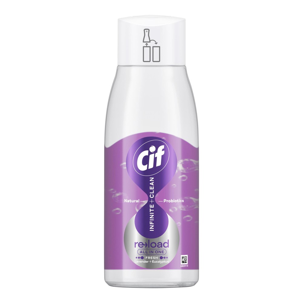 413048 CIF INFINITE SPRAY DO CZYSZCZENIA ZAPAS 590ML FRESH LAVENDER EUCALYPTUS 8721201911163