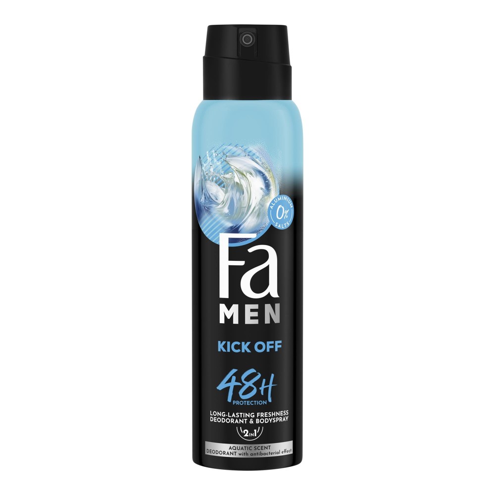 289454 FA DEZODORANT MEN SPRAY 150ML KICK OFF REFRESHING 9000101709865