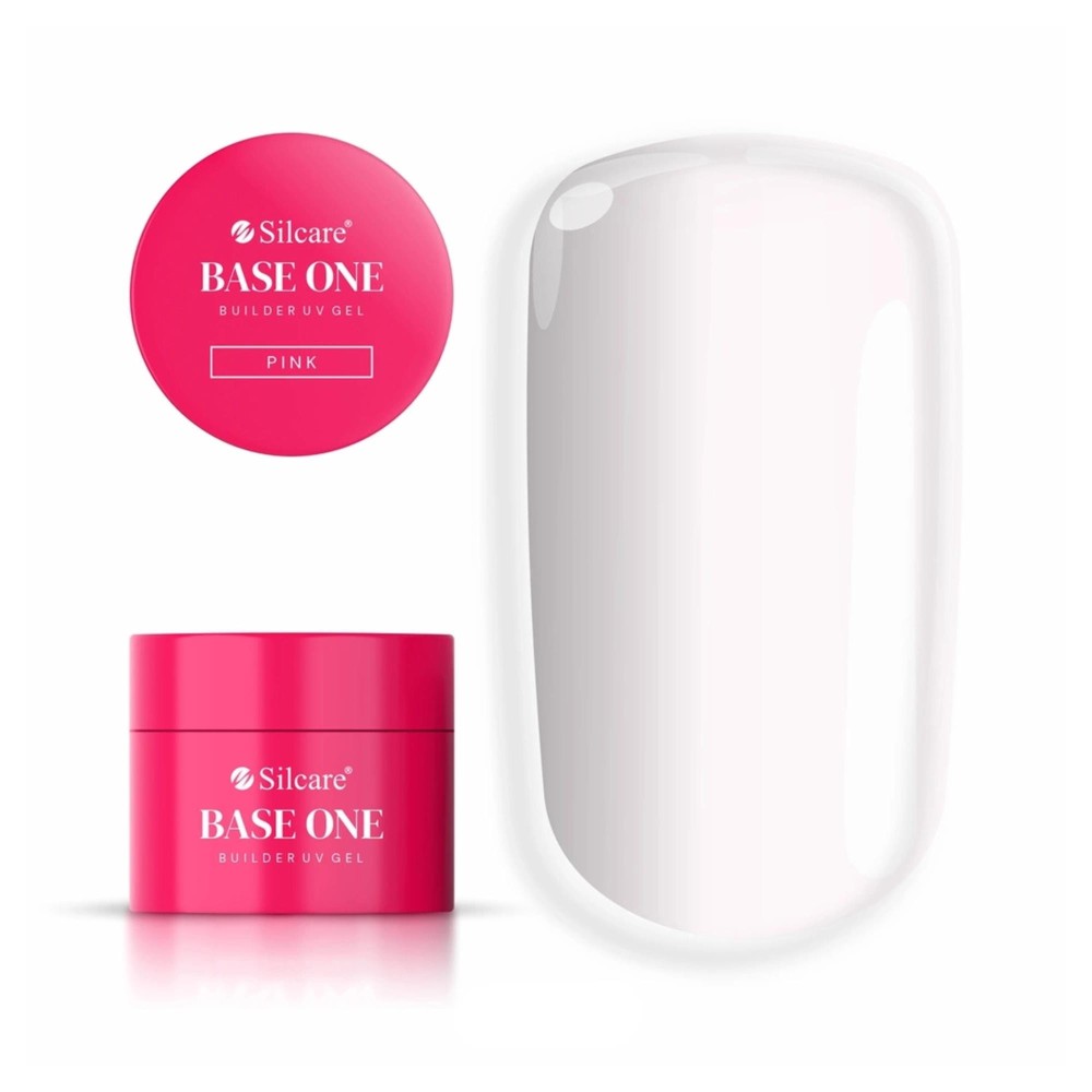 410676 SILCARE BASE ONE ŻEL BUDUJĄCY DO PAZNOKCI UV 50G PINK 5902560565812