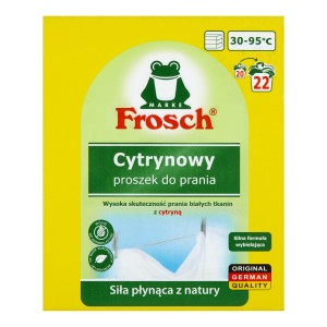 418676 FROSCH PROSZEK DO PRANIA 22P 1.45KG BIAŁE CYTRYNA 4001499960260