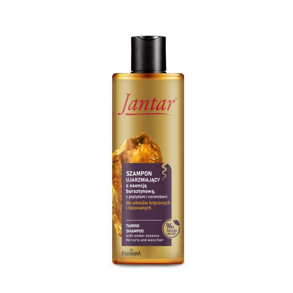 405729 JANTAR SZAMPON DO WŁOSÓW 300ML UJARZMIAJĄCY KRĘCONE I FALOWANE 5900117983669