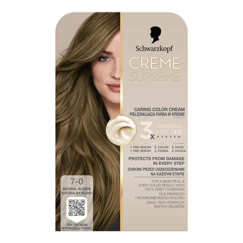 419244 CREME SUPREME FARBA KOL 7-0 NATURALNY BLOND/NATURAL BLONDE 9000101745702