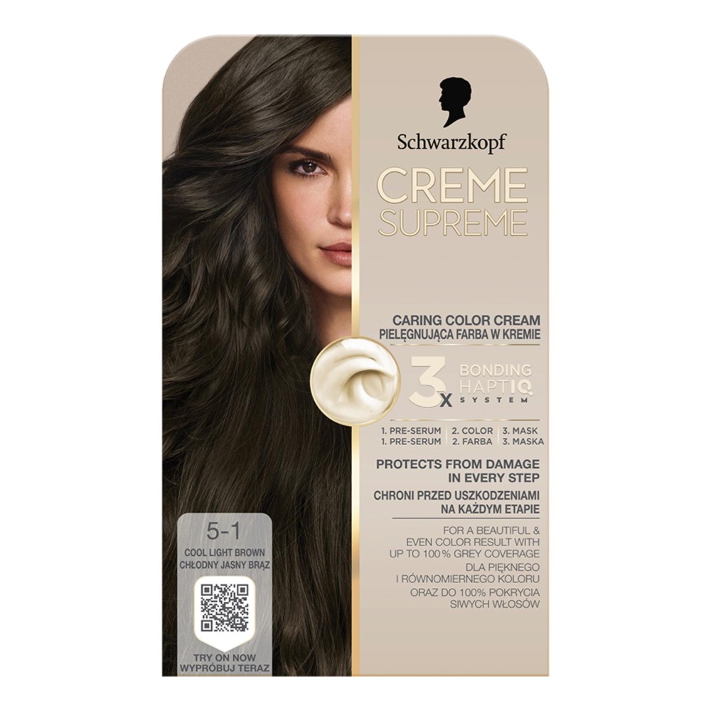 419238 CREME SUPREME FARBA KOL 5-1 CHŁODNY J.BRĄZ/COOL LIGHT BROWN 9000101744781