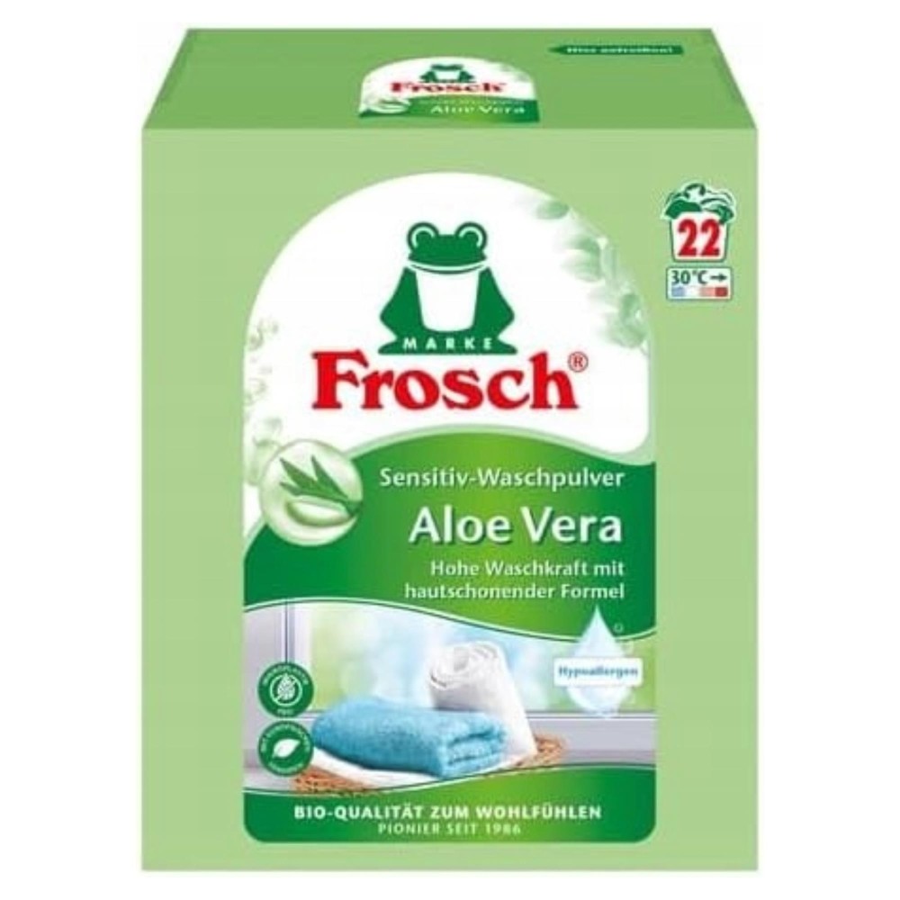 FROSCH PROSZEK DO PRANIA 22P 1.45KG SKÓRA WRAŻLIWA ALOES 4001499969508