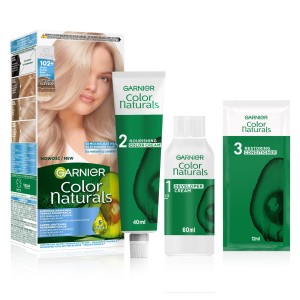 COLOR NATURALS FARBA KOL 102+ MROŹNY SREBRNY BLOND/FREEZY SILVER ZAWARTOSC