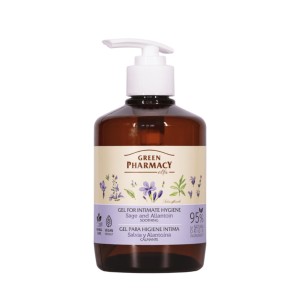 GREEN PHARMACY ŻEL DO HIGIENY INTYMNEJ 370ML SZAŁWIA LEKARSKA I ALANTOINA ŁAGODZĄCY