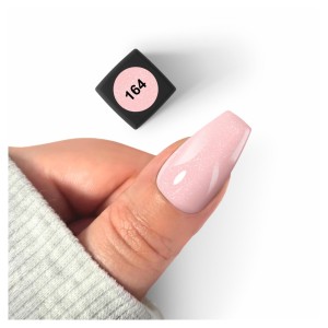 SILCARE HYBRYDOWY LEKIER DO PAZNOKCI FLEXY 164 SHIMMER PINK