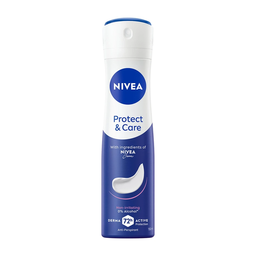 201185 NIVEA DEZODORANT WOMEN SPRAY 150ML PROTECT&CARE 5900017048833