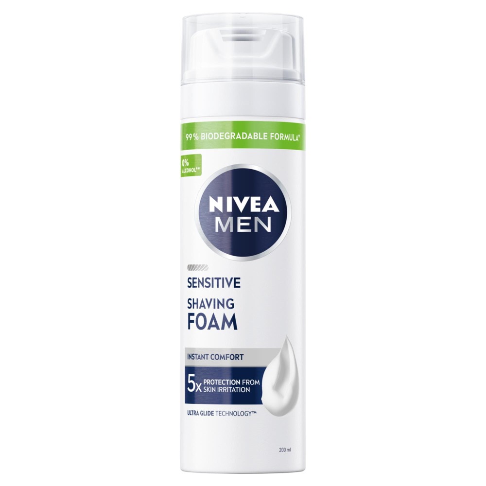515 NIVEA MEN PIANKA DO GOLENIA 200ML SENSITIVE 4005808222742