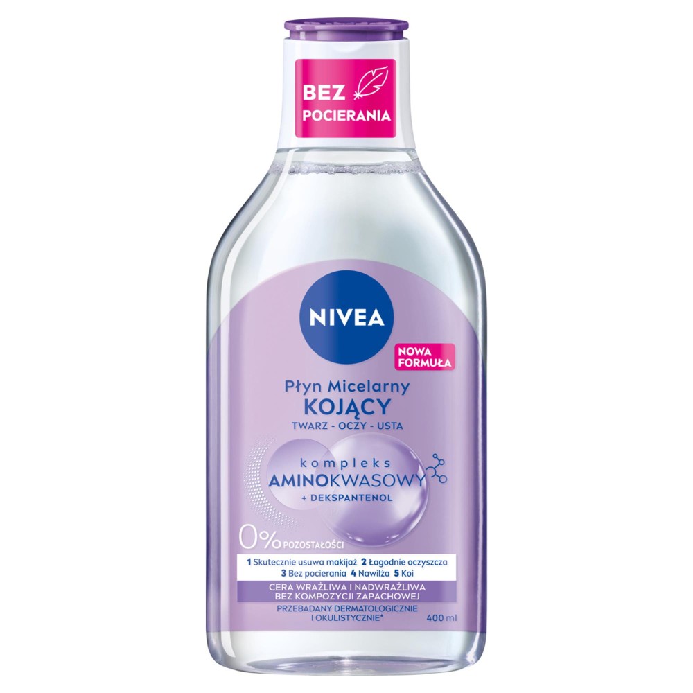 208617 NIVEA PŁYN MICELARNY 400ML 3W1 CERA WRAŻLIWA I NADWRAŻLIWA 5900017053660