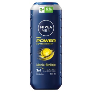 219587 NIVEA ŻEL POD PRYSZNIC MEN 500ML POWER FRESH 9005800286556