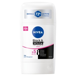 280670 NIVEA DEZODORANT WOMEN STICK 50ML 48H BLACK&WHITE INVISIBLE ORIGINAL 42429661