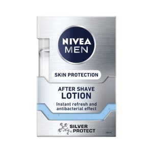 NIVEA MEN WODA PO GOLENIU 100ML SKIN PROTECTION SILVER