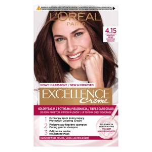 251160 LOREAL EXCELLENCE FARBA KOLORYZUJĄCA   4.15 MROŹNY BRĄZ 3600523325320