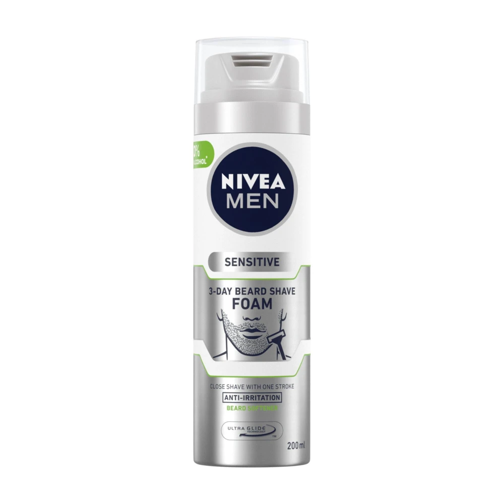 237954 NIVEA MEN PIANKA DO GOLENIA 200ML SENSITIVE 3-DNIOWY ZAROST 5900017068411