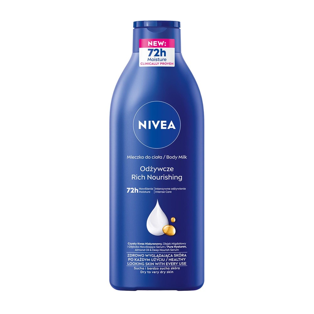 197488 NIVEA MLECZKO DO CIAŁA 400ML ODŻYWCZE 5900017047584