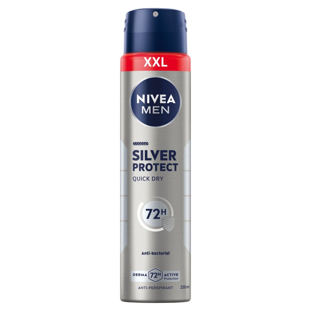 196524 NIVEA DEZODORANT MEN SPRAY 250ML SILVER 4005808736874