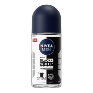 182055 NIVEA DEZODORANT MEN ROLL-ON 50ML BLACK&WHITE INVISIBLE ORIGINAL 42246954