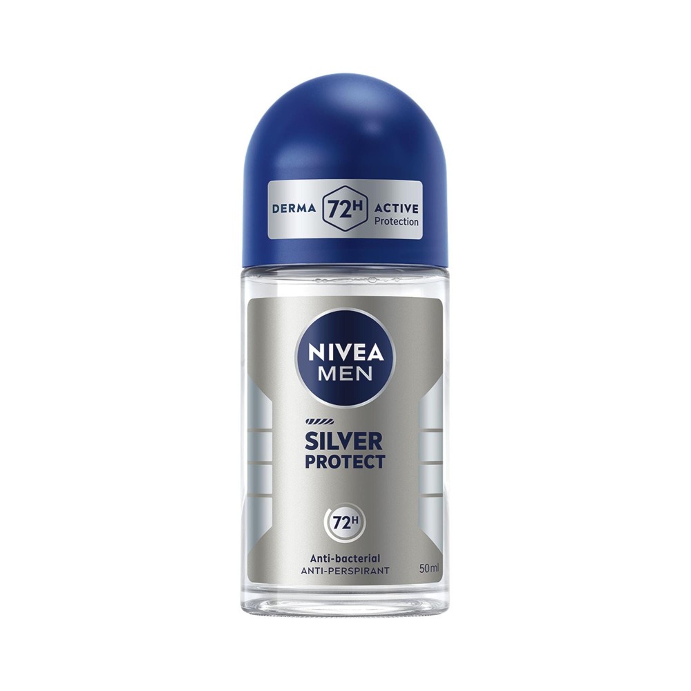 181747 NIVEA DEZODORANT MEN ROLL-ON 50ML SILVER PROTECT 42269083