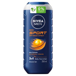 175598 NIVEA ŻEL POD PRYSZNIC MEN 250ML SPORT 4005808782390