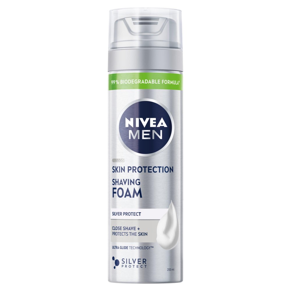 35337 NIVEA MEN PIANKA DO GOLENIA 200ML SKIN PROTECTION SILVER PROTECT 4005808540426