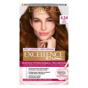 15656 LOREAL EXCELLENCE FARBA KOLORYZUJĄCA   4.54 MAHONIOWO-MIEDZIANY BRĄZ 3600010022510