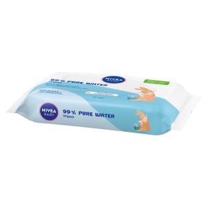 402074 NIVEA BABY CHUSTECZKI NAWILŻANE DLA DZIECI (57) 99% PURE WATER 9005800369228