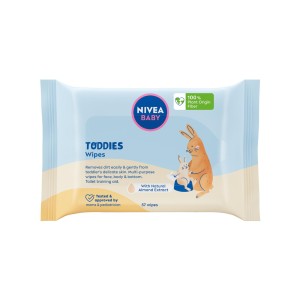 296543 NIVEA BABY CHUSTECZKI NAWILŻANE DLA DZIECI 57 SZT. TODDIES 9005800369235