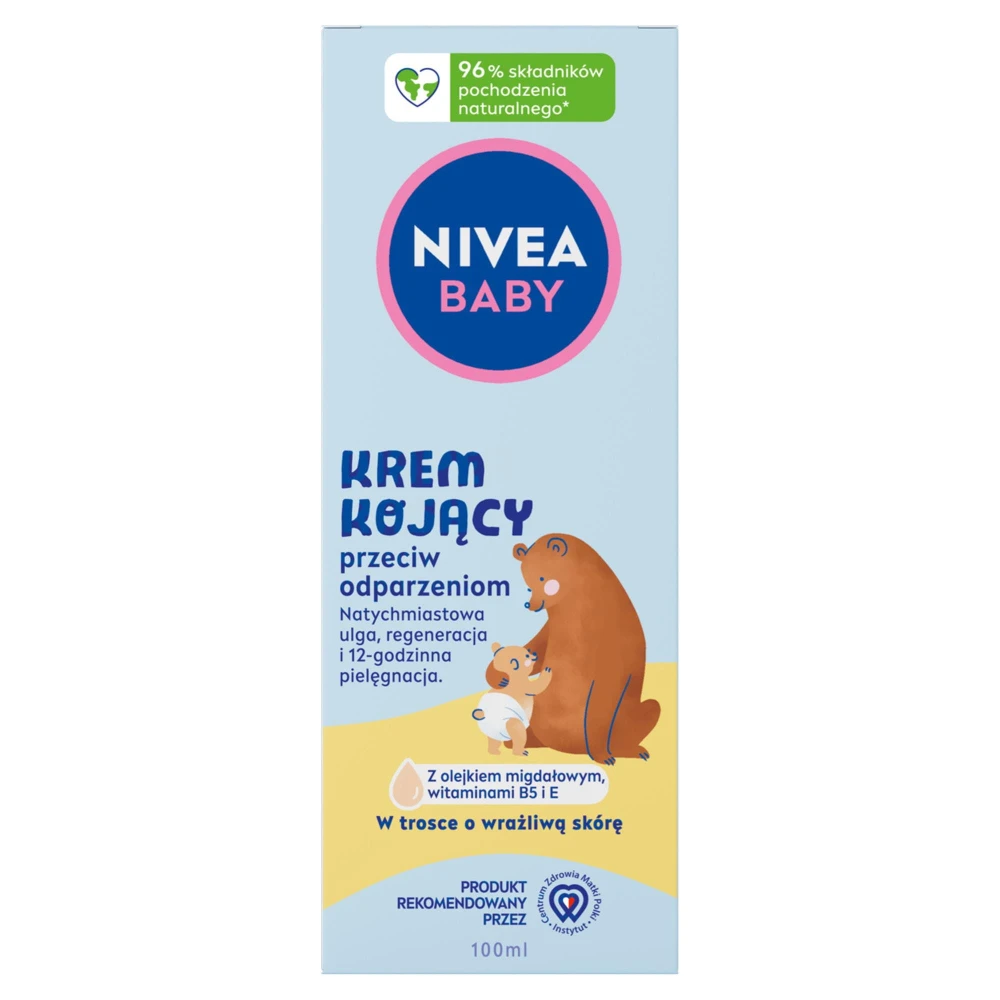 296531 NIVEA BABY KREM 100ML KOJĄCY PRZECIW ODPARZENIOM 5900017090375