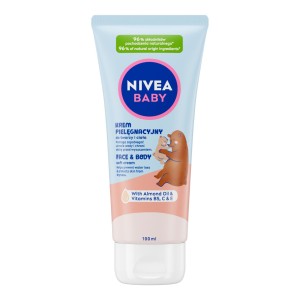 NIVEA BABY KREM DO TWARZY I CIAŁA 100ML PIELĘGNACYJNY