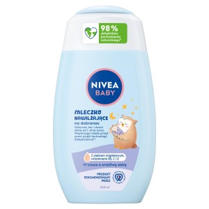 NIVEA BABY MLECZKO DO CIAŁA 200ML NAWILŻAJĄCE NA DOBRANOC
