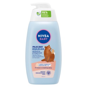 296539 NIVEA BABY MLECZKO DO CIAŁA 500ML NAWILŻAJĄCE DELIKATNA PIELĘGNACJA 5900017090344
