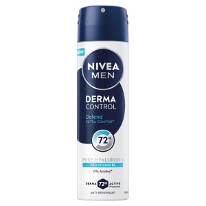 NIVEA DEZODORANT MEN SPRAY 150ML DERMA CONTROL DEFEND