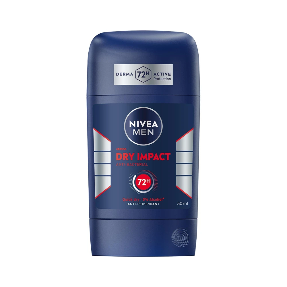 293567 NIVEA DEZODORANT MEN STICK 50ML 48H DRY IMPACT 5900017092393