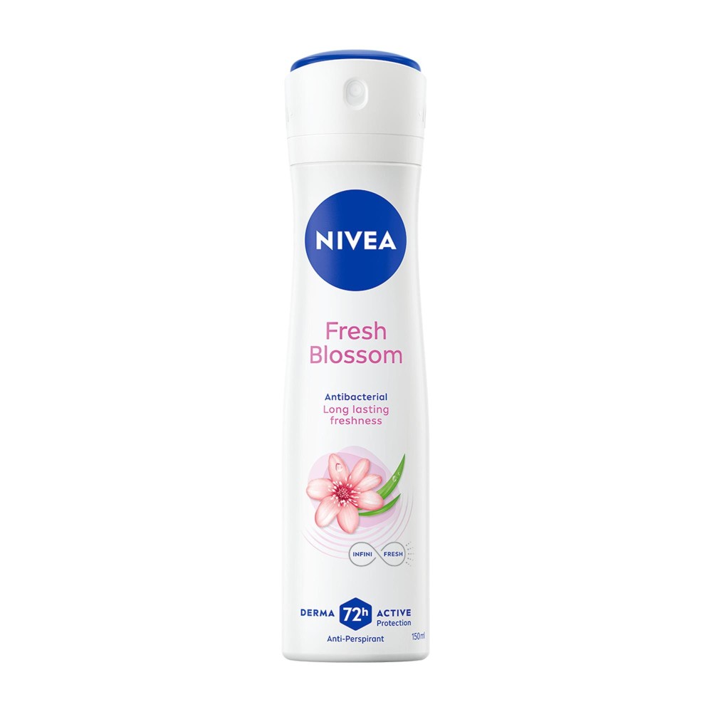 251726 NIVEA DEZODORANT WOMEN SPRAY 150ML FRESH BLOSSOM 5900017075365