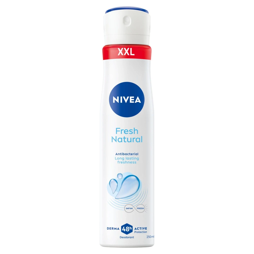 285449 NIVEA DEZODORANT WOMEN SPRAY 250ML FRESH NATURAL 5900017089409