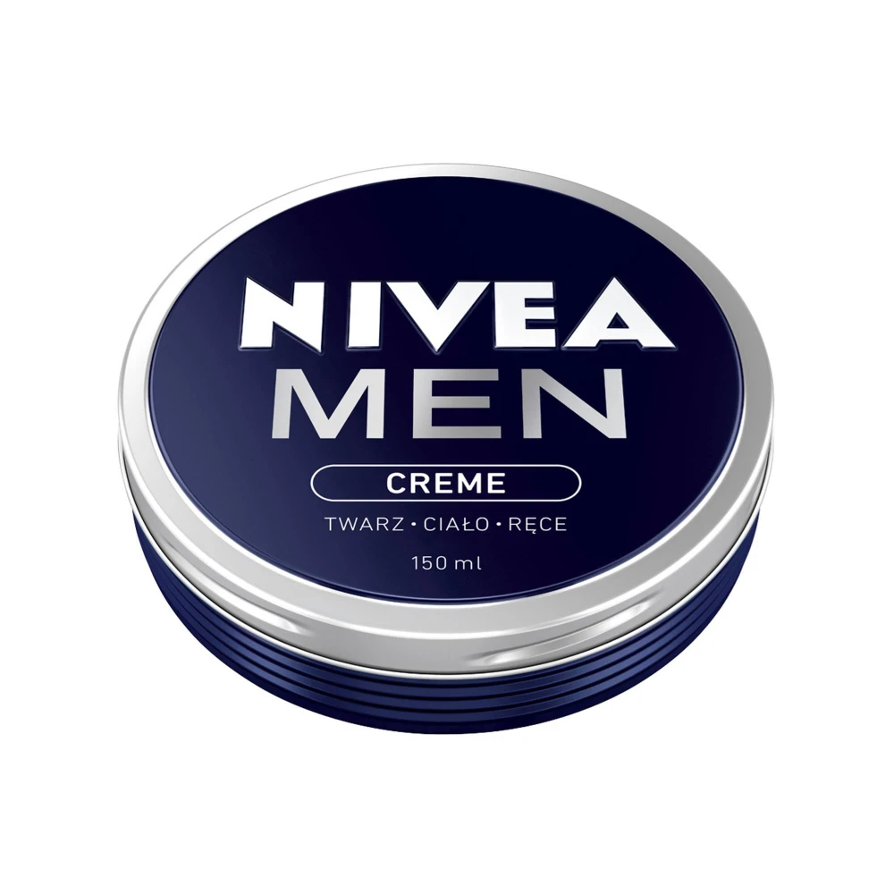 195685 NIVEA MEN KREM DO TWARZY, CIAŁA I RĄK 150ML BLASZKA 5900017041452