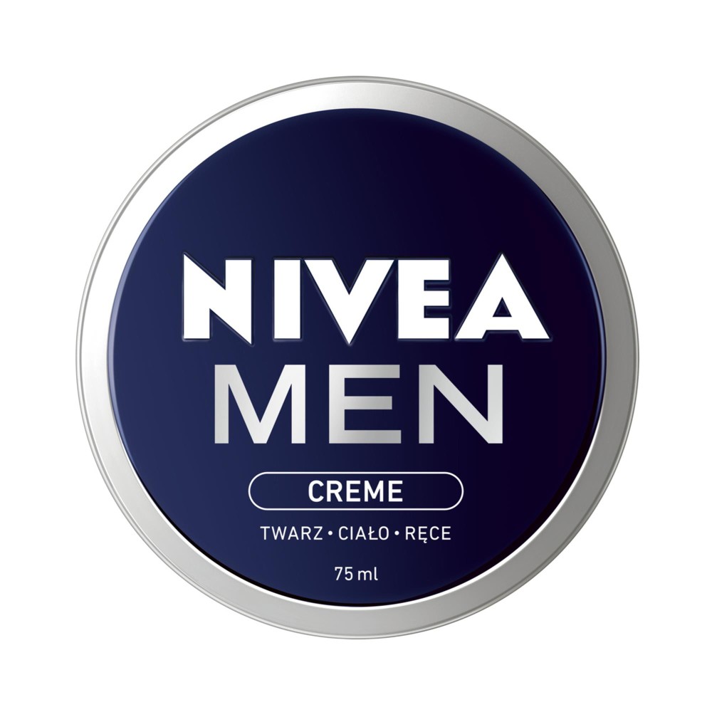 193368 NIVEA MEN KREM DO TWARZY, CIAŁA I RĄK 75ML BLASZKA 5900017041483